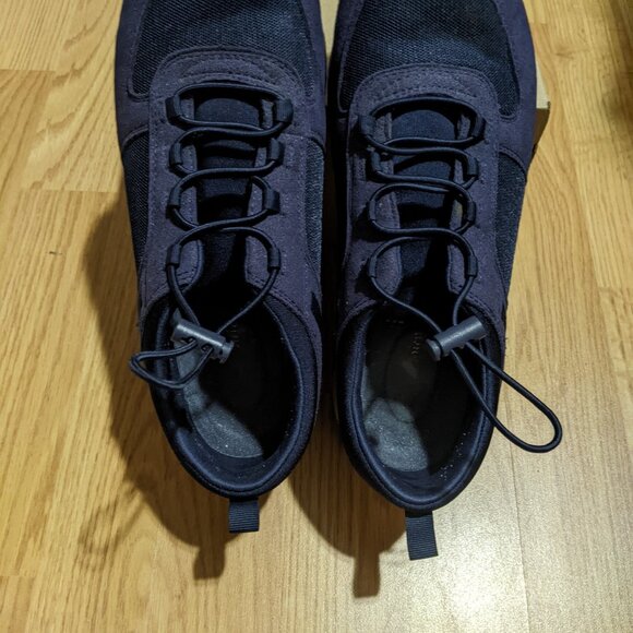 Easy Spirit Navy Suede Sneakers - Picture 1 of 4